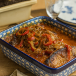 ugnsbakad fisk med paprika