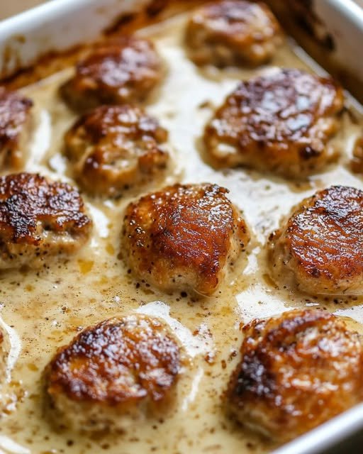 Fläskfilé i krämig sås