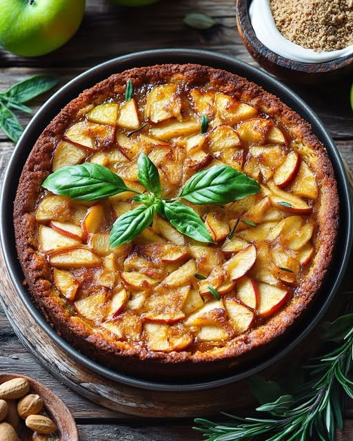 Karamelliserad Äppelkaka