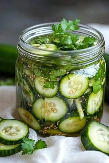 Asiatisk inlagd gurka