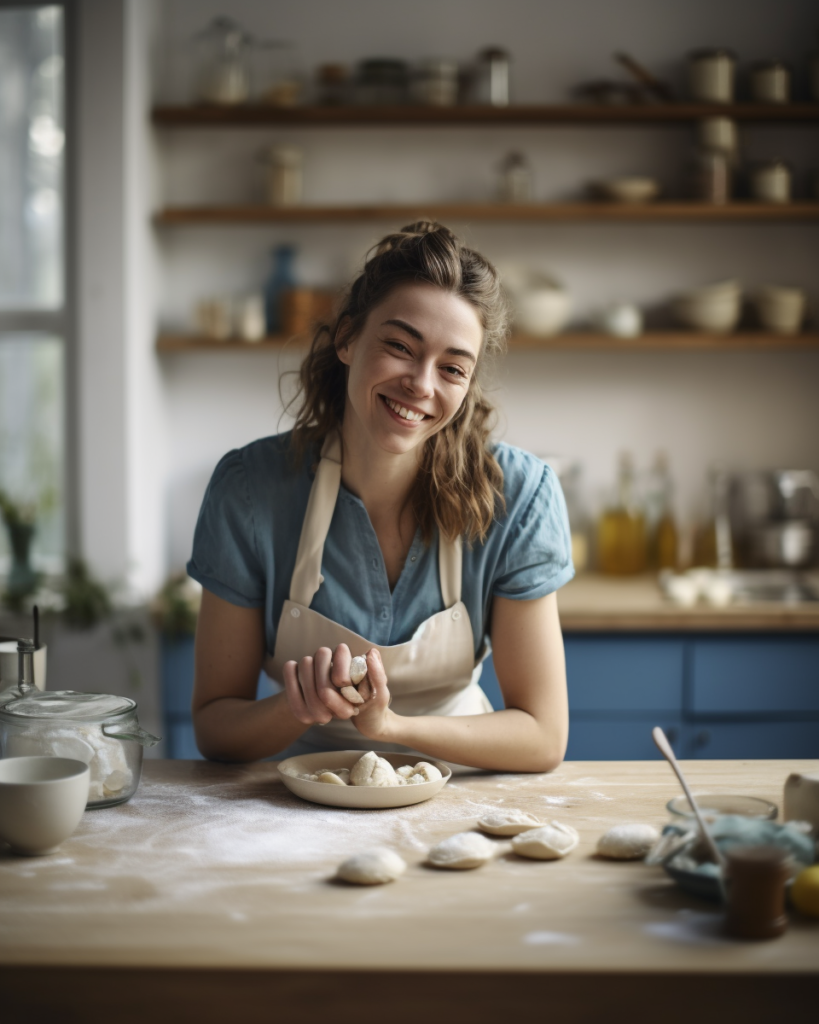 youssefusfi1996 A smiling woman with natural makeup and loose w c43b4375 0d01 4b06 92b5 3b8795dbeadf