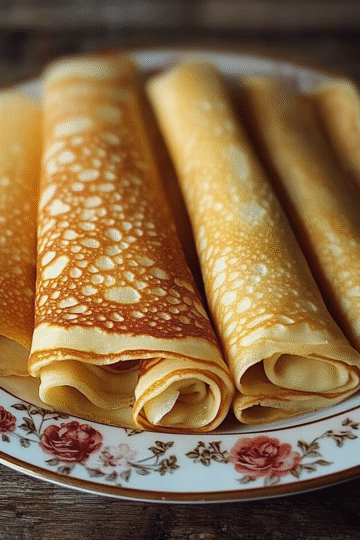 youssefusfi1996 a stack of golden brown crepes each rolled up a 8b20b71b 371e 4766 b8ba 3c69d2bb7d7c