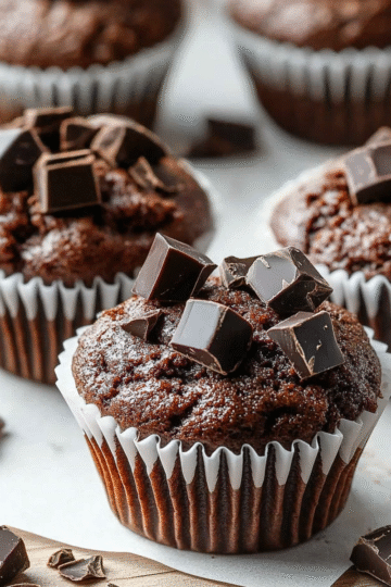 youssefusfi1996 chocolate muffins with chocolate chunks on top 6c033a44 58f9 4dbf bb98 379b62a917f9