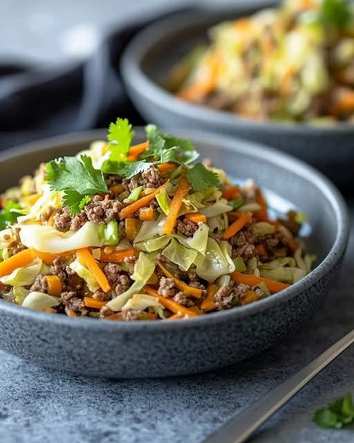 Asiatisk kålpanna med köttfärs